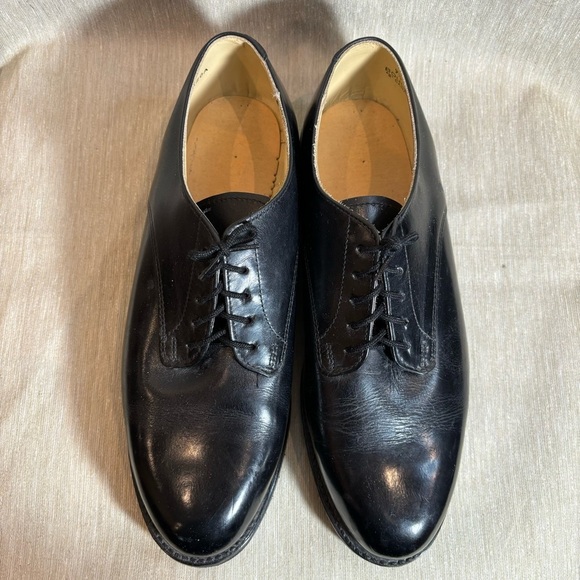 BOULET Sz 9.5 Lace Up Vibram Sole Brogues Oxford Leather Military Academia Shoes - Picture 3 of 12